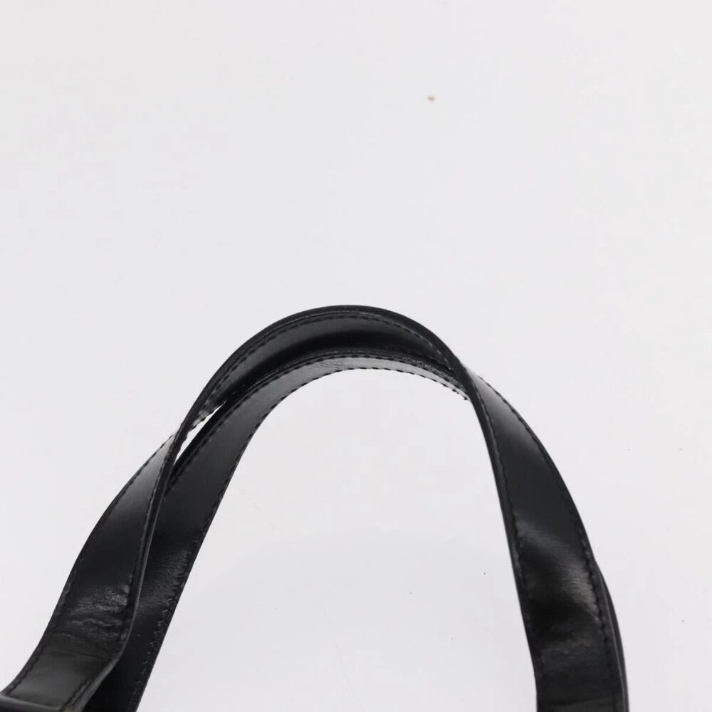 GUCCI Hand Bag Leather Black Gold 000 2046 0562 Auth 155731 - Picture 9 of 16